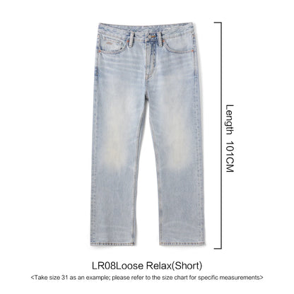 SIMWOOD 2026 Autumn New Loose Relax 13.5oz Heavyweight Washed Vintage Jeans Men Denim Pants Retro  Streetwear