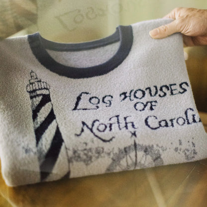 MADEN Grey Lighthouse Crew-Neck Sweater