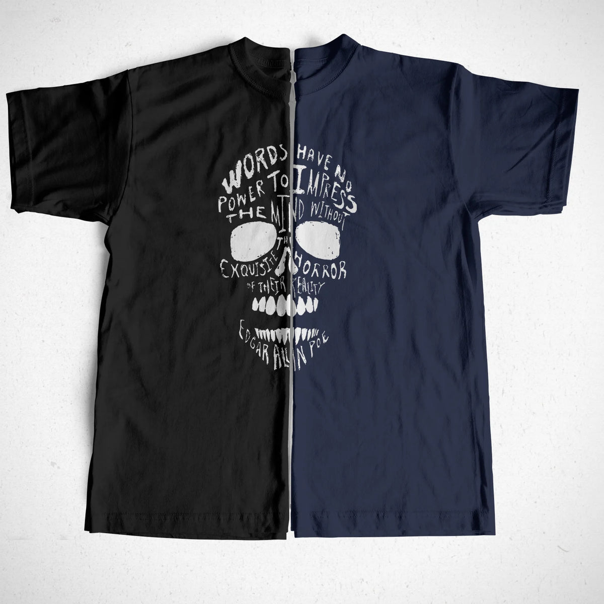 COOLMIND CP0277 Skull Graphic Cotton Tee