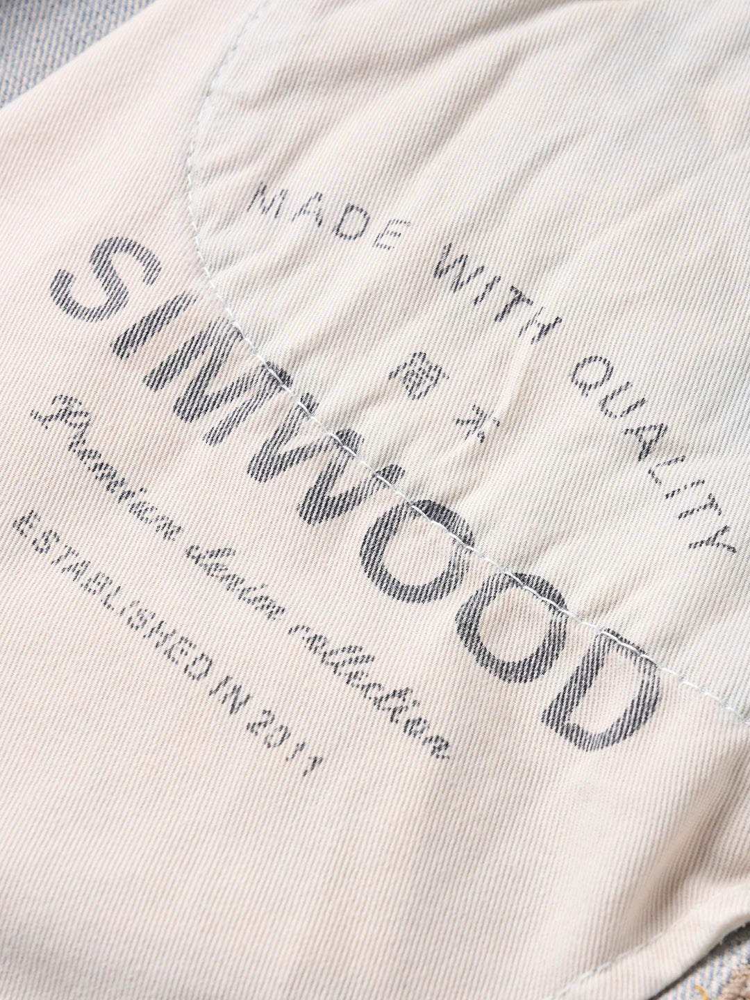 SIMWOOD 2026 Autumn New Loose Straight 13.5oz  100% Cotton Washed Vintage Jeans Men Plus Size Denim Trousers