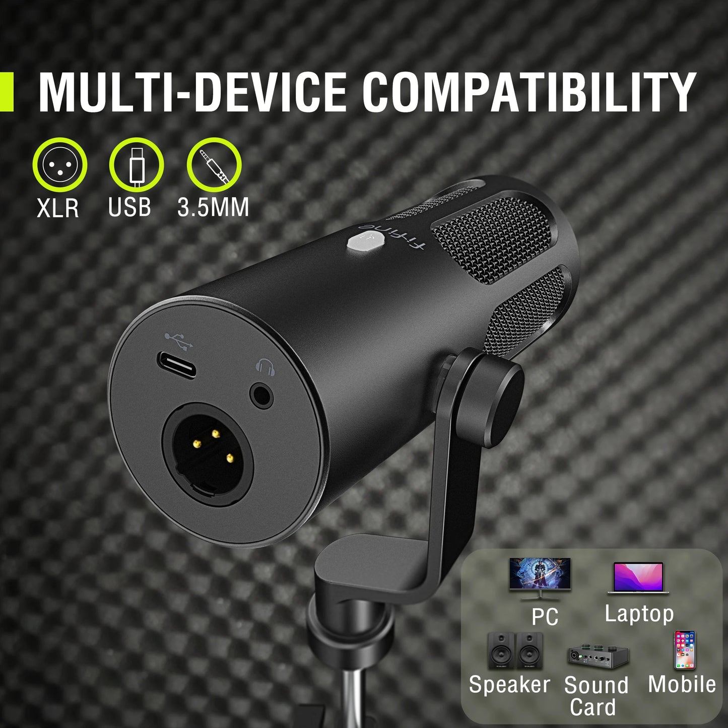 Elevate Your Sound with the High-Quality Dynamic Microphone: FIFINE Tank3 USB/XLR