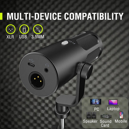 Elevate Your Sound with the High-Quality Dynamic Microphone: FIFINE Tank3 USB/XLR
