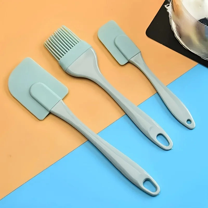 3Pcs Silicone Baking Brushes Set