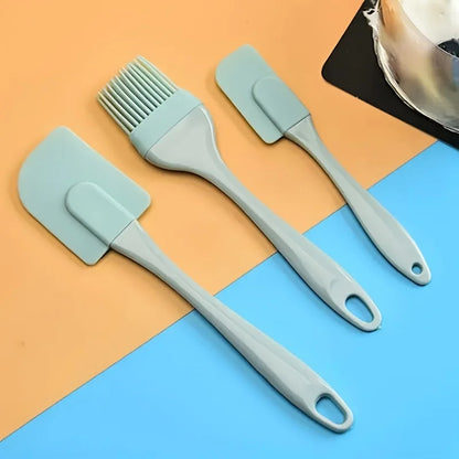 3Pcs Silicone Baking Brushes Set