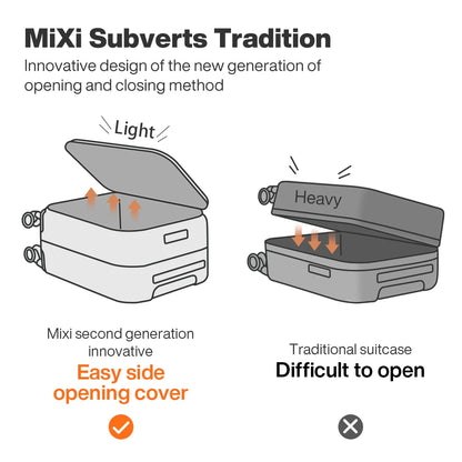 Mixi Premium Polycarbonate Rolling Suitcase