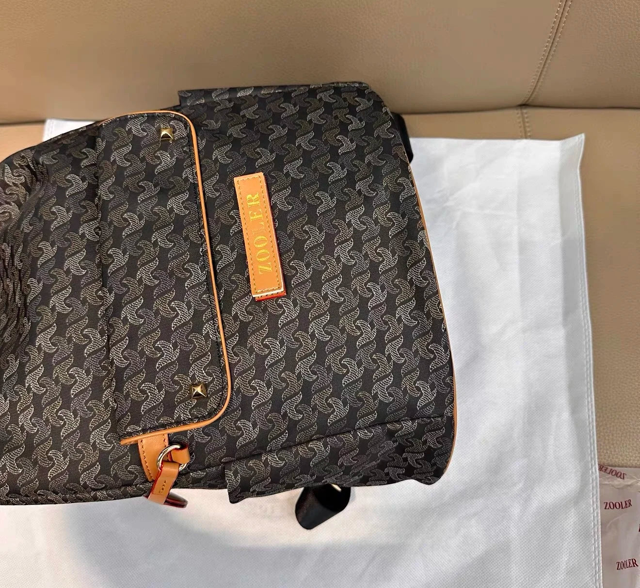 ZOOLER Nylon Embossed Backpack