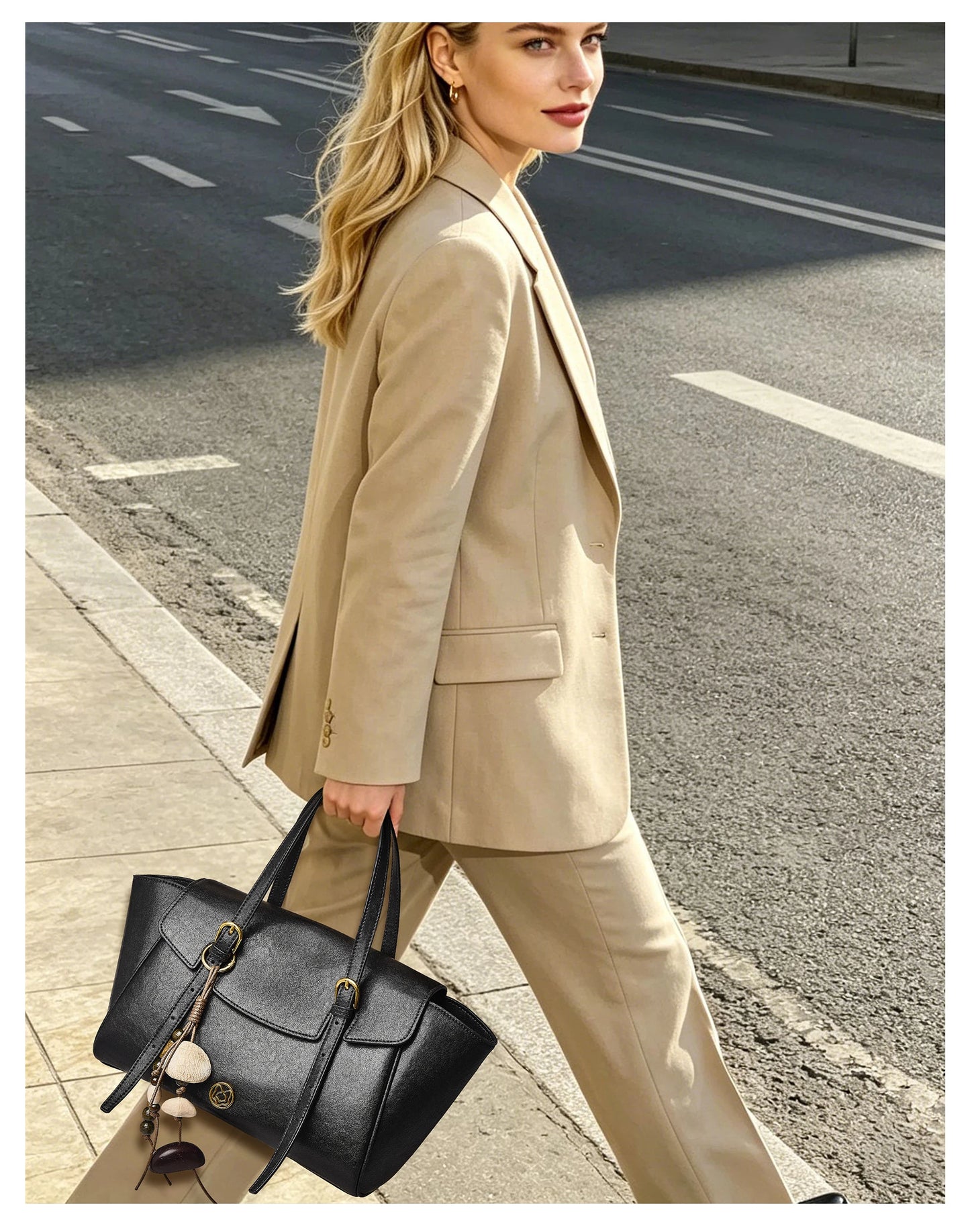 FOXER Genuine Leather Handbag