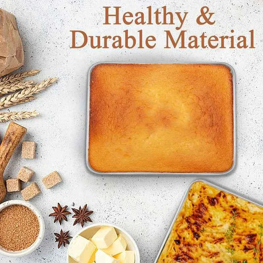 2Pcs Stainless Steel Food Trays with Lids, Stackable Kitchens Accessories, Stores Knives, For Kitchen Food Storage & Serving