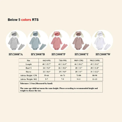Kids Tales Bunny Days Cotton-Blend Baby Outfit