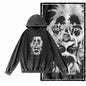 COOLMIND Lion Graphic Pullover | Acid-Washed Black