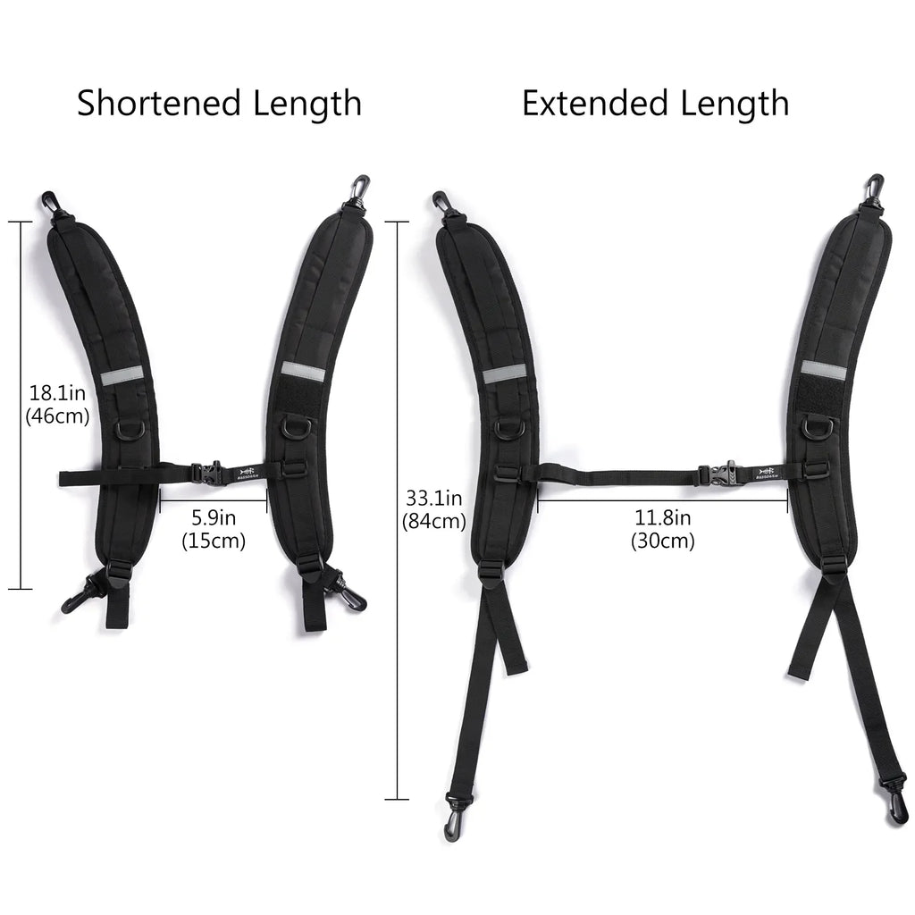 BASSDASH Adjustable Padded Shoulder Straps ShopHub