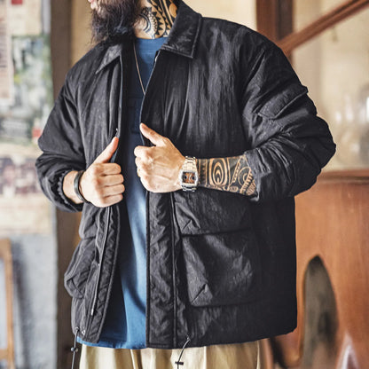 MADEN Retro M65 Padded Jacket | Black