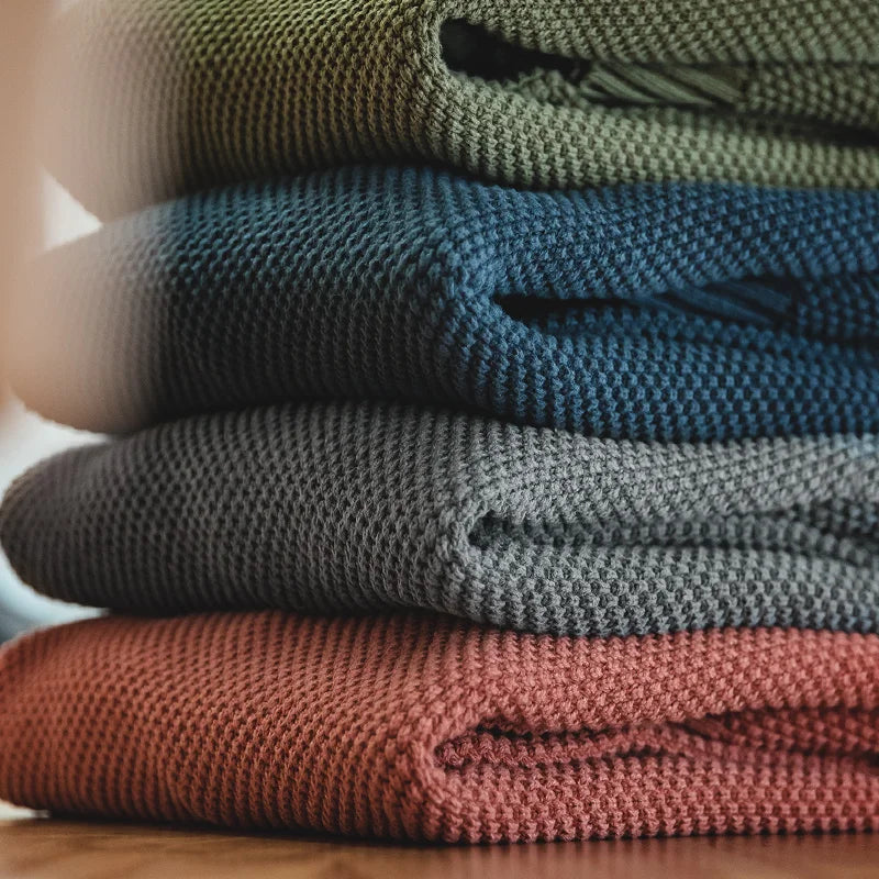 MADEN Pineapple-Pattern Cotton-Blend Sweater