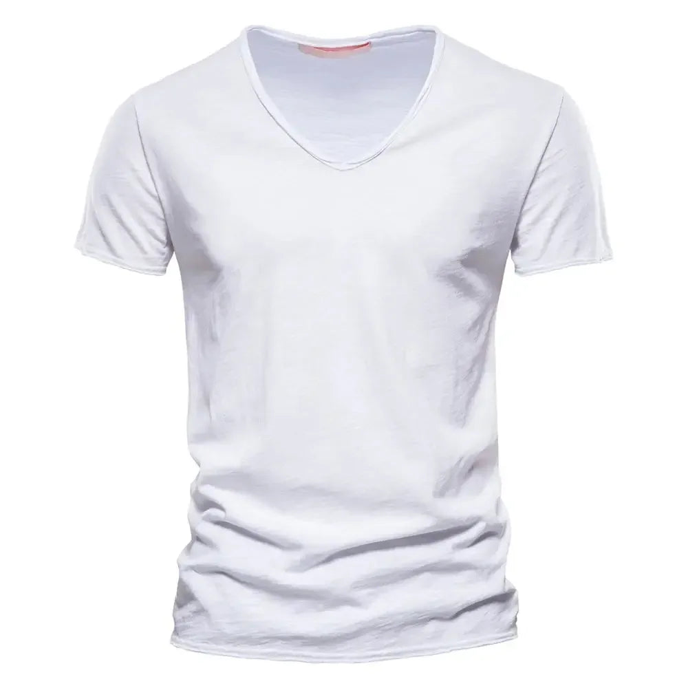 AIOPESON 100% Cotton Men's T-Shirts - ShopHub