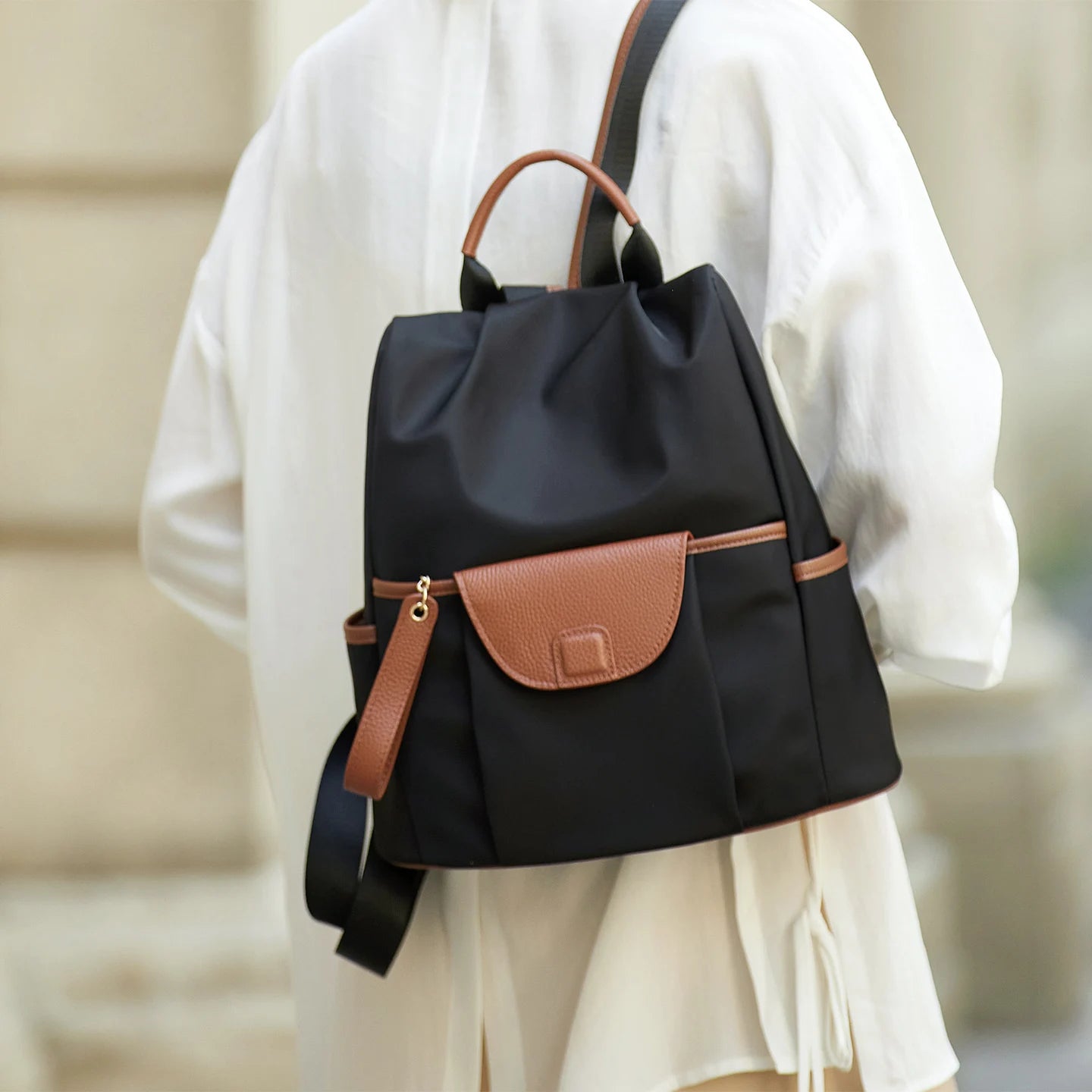 ZOOLER Oxford Leather Backpack