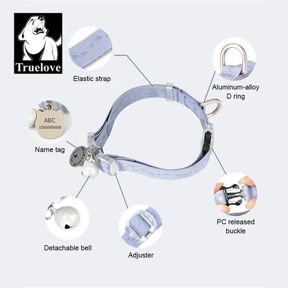 Truelove Cat Collar with Elastic Strap