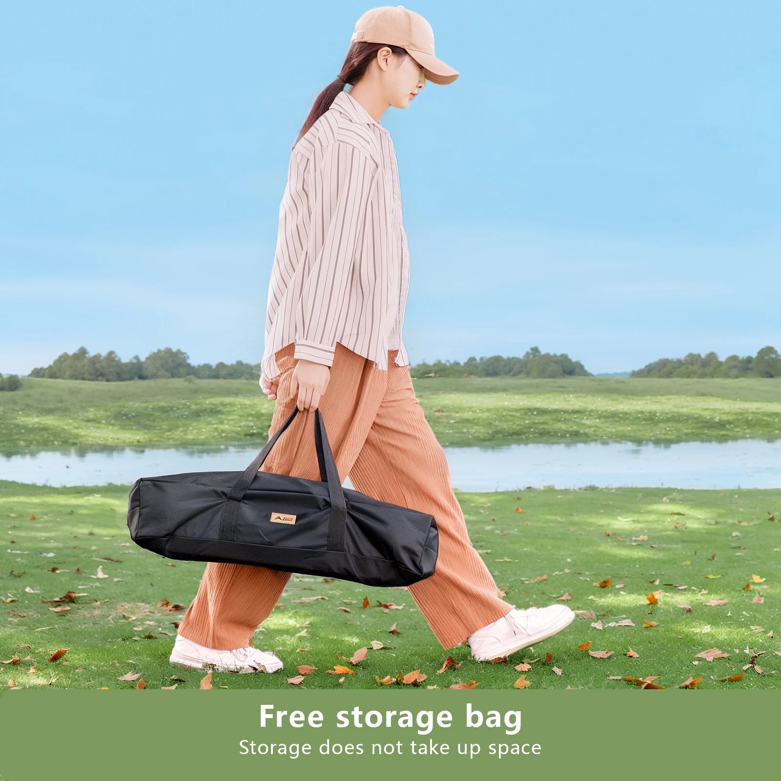 BISINNA Outdoor Egg Roll Table