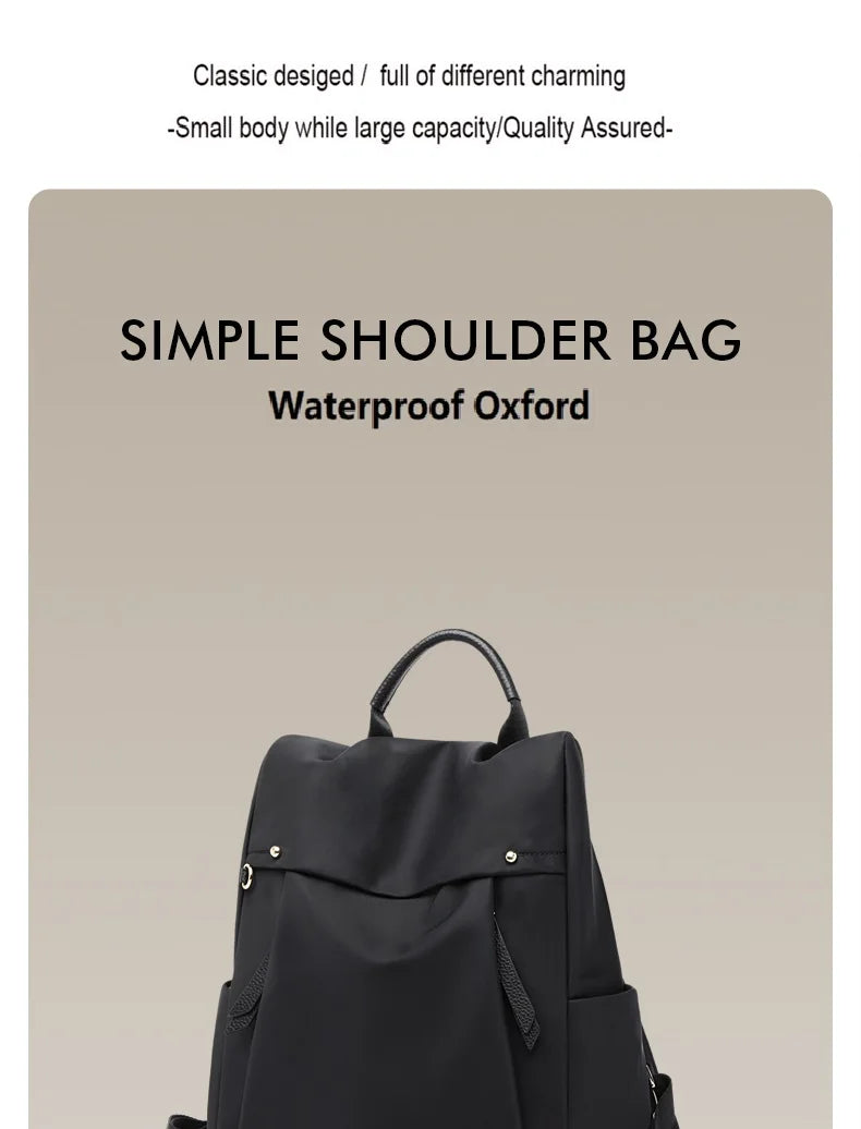 2026 New ZOOLER Brand Woman Backpack High quality Oxford Travel Bags Large Capacity Luxury Computer Bag Women Backpacks#JH587