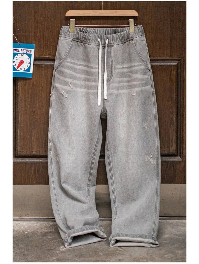 Maden Vintage Heavyweight Washed Gray Jeans