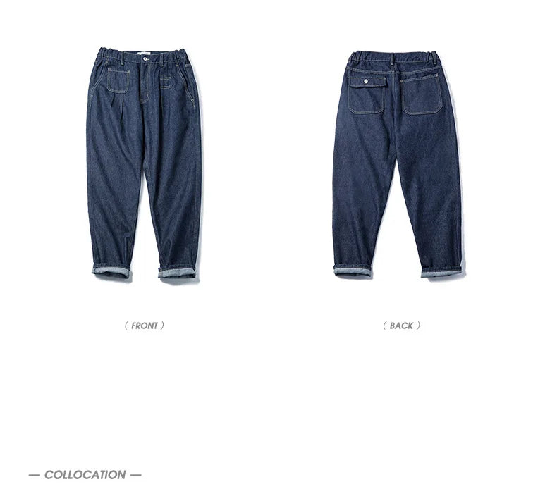 Maden Retro Denim Wash Baggy Men's Jeans