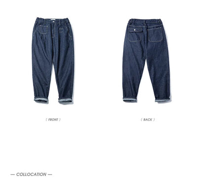 Maden Retro Denim Wash Baggy Men's Jeans