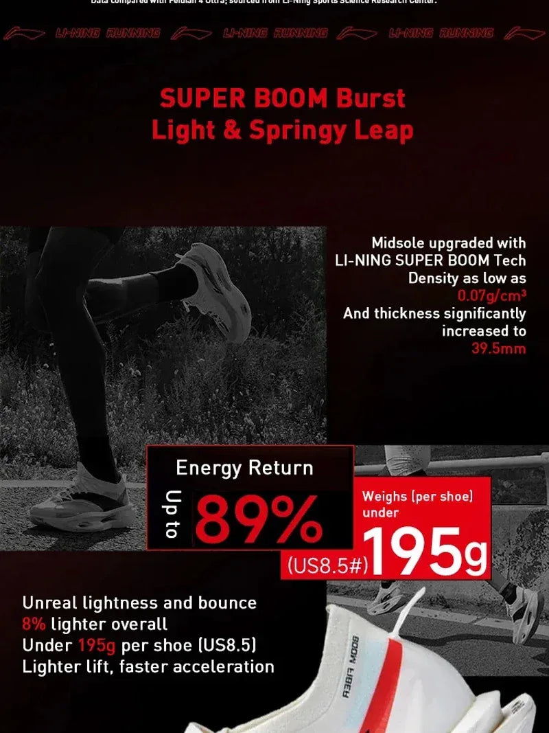 Li-Ning Unisex FEIDIAN 5 ULTRA Running Shoes - ShopHub