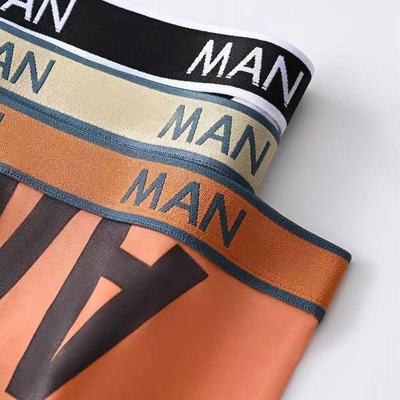 Men's 4 Pack Ice Silk Boxer Shorts - ShopHub