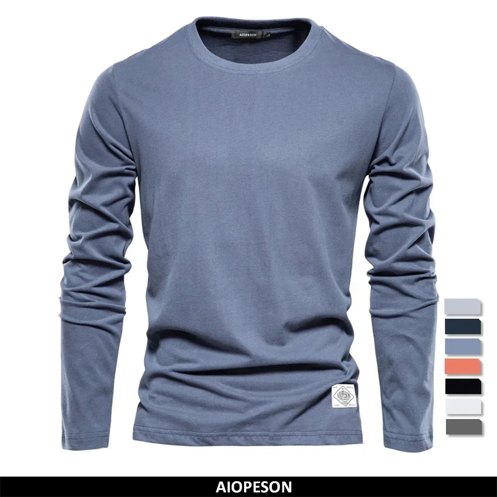 AIOPESON 100% Cotton Long Sleeve Shirts - ShopHub
