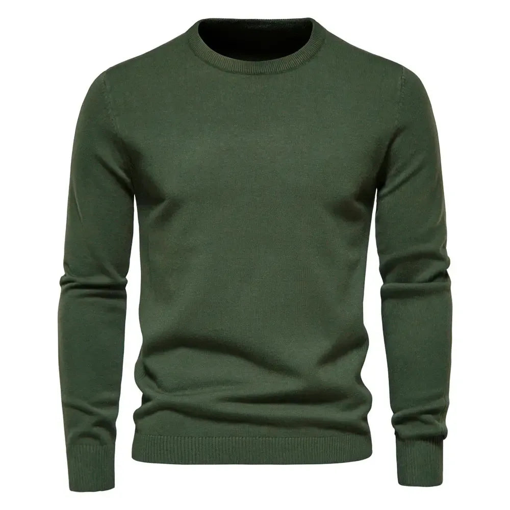 AIOPESON O-Neck Pullover Men's Sweaters - ShopHub