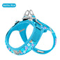Truelove Floral Printing Mesh Harness for Dogs and Cats Small and Medium Breeds All Weather Adjustable Summer Walking TLH30131