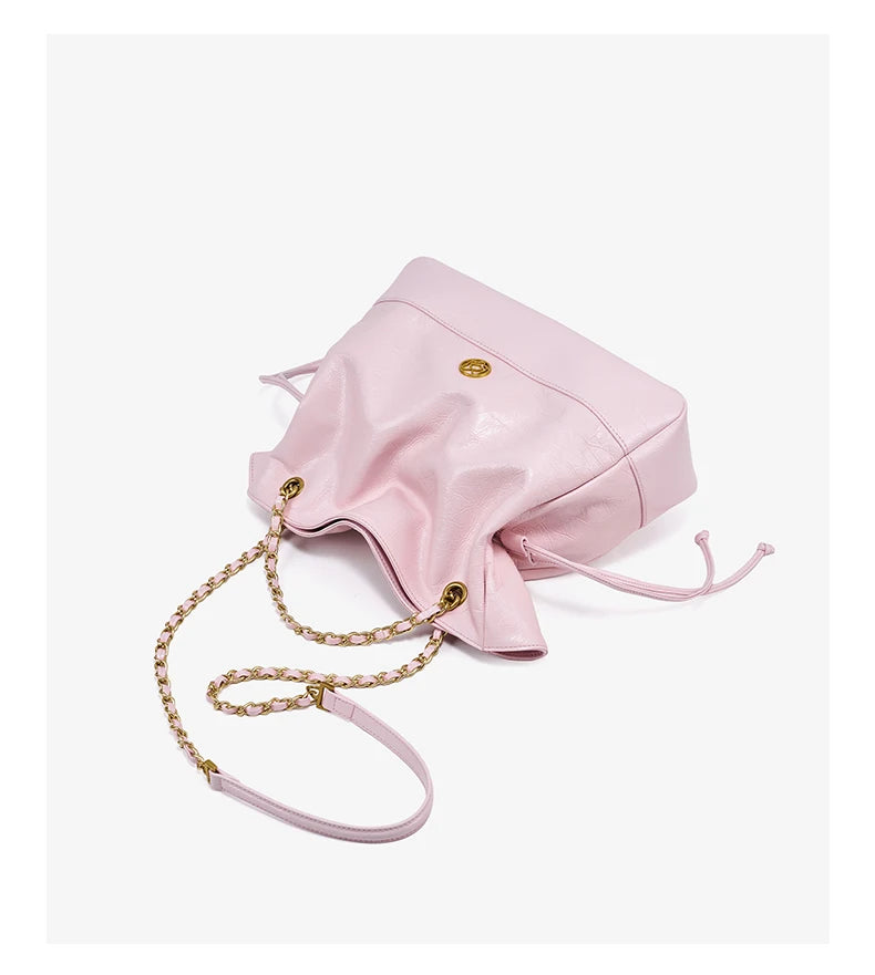 FOXER Luxury Genuine Leather Shoulder Bag