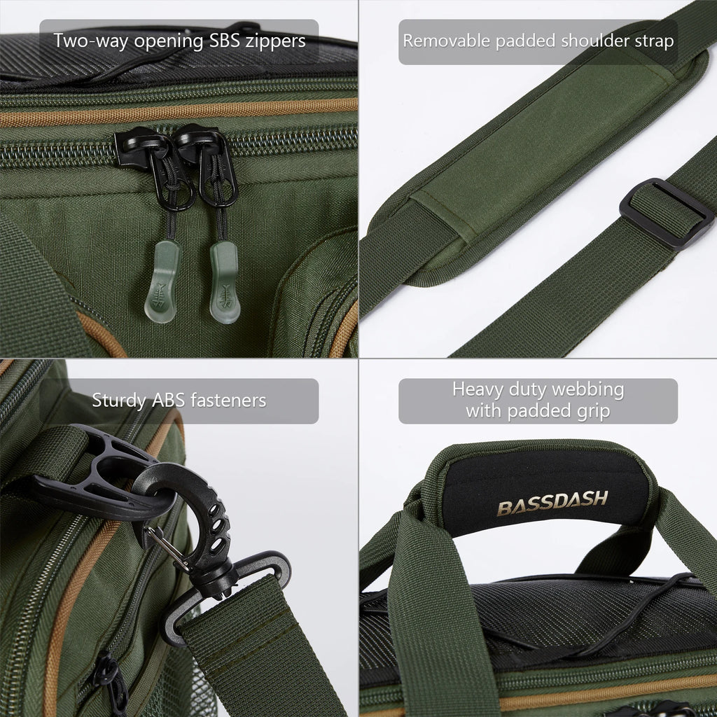 BASSDASH Fishing Tackle Shoulder Bag ShopHub