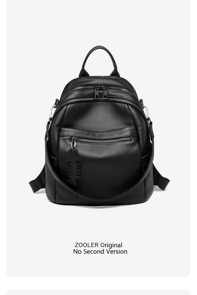 ZOOLER 100% Real Leather Backpack
