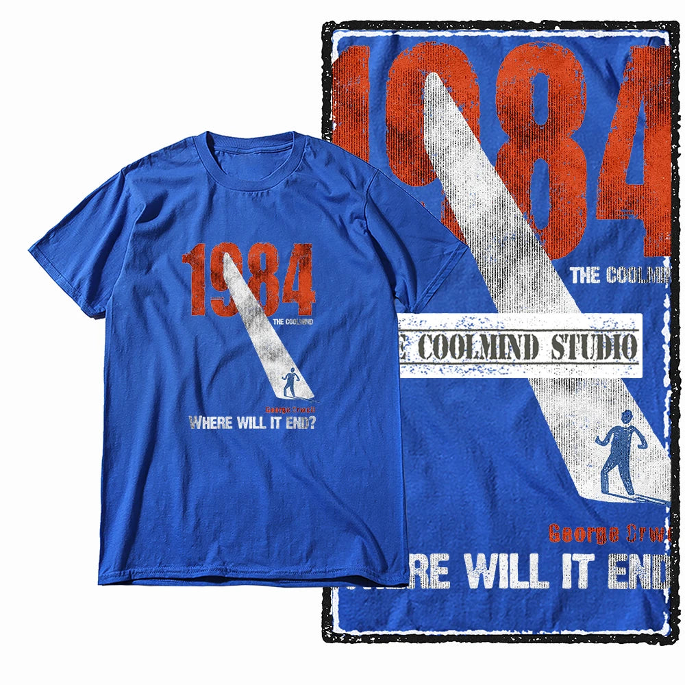 COOLMIND X0001 1984 Graphic Cotton Tee