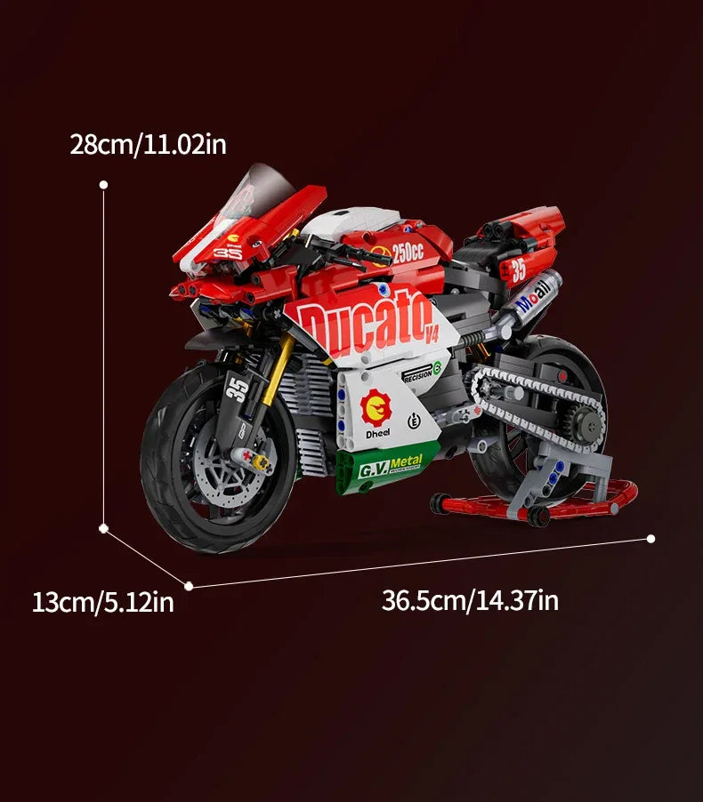 TOYLINX DIY Model Motorcycle Building Blocks Set! - ShopHub