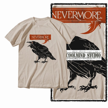 COOLMIND X0062 Dark Winged Truth Graphic Tee
