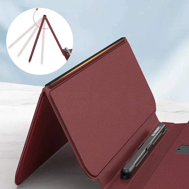 Fraternize Leather Fold Stand Keyboard Case - ShopHub