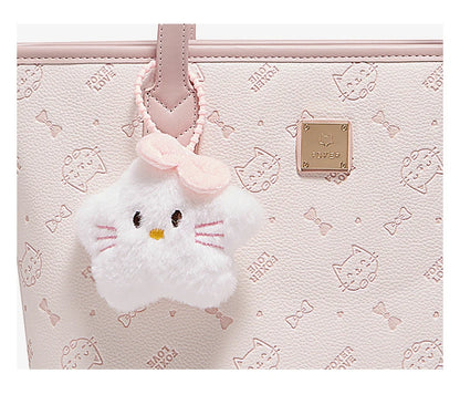 FOXER Summer New Women's Shoulder Bag PVC Leather Daily Tote Bag Female Commuting Purse Large Capacity Handbag for Everyday Use