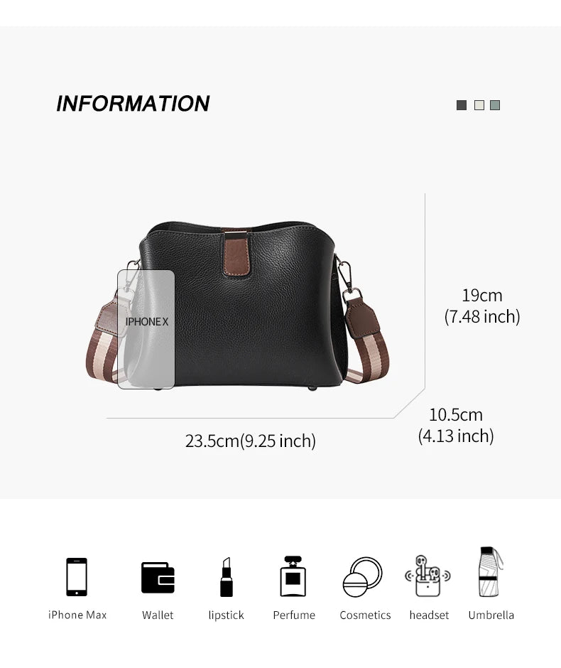 FOXER Genuine Leather Women's Shoulder Bag 2026 Casual Lager Tote Bag PVC Female Crossbody Purse