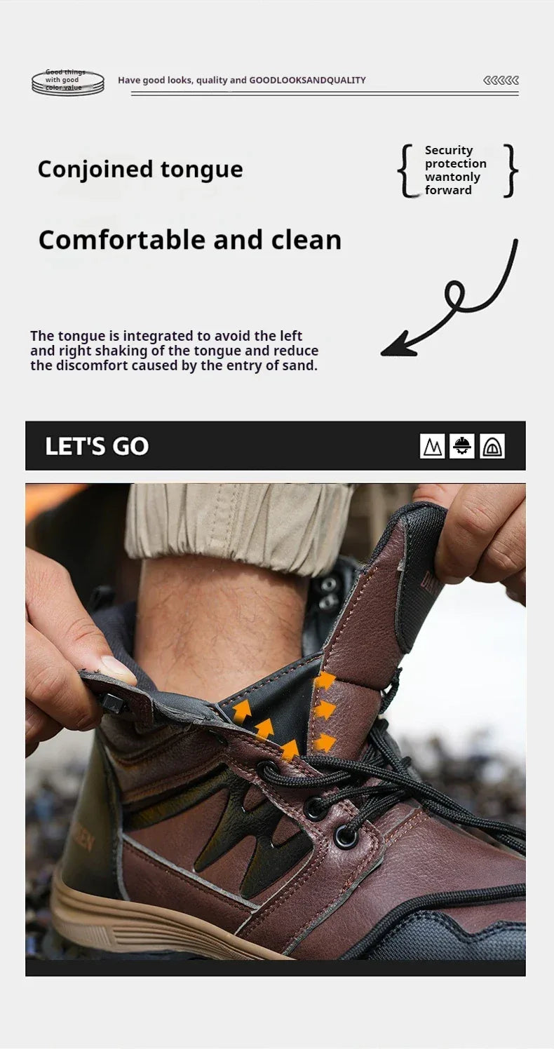 Kankeirr Waterproof Man's Safety Boots - ShopHub