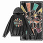 Vintage Dog Graphic Acid-Washed Black Hoodie