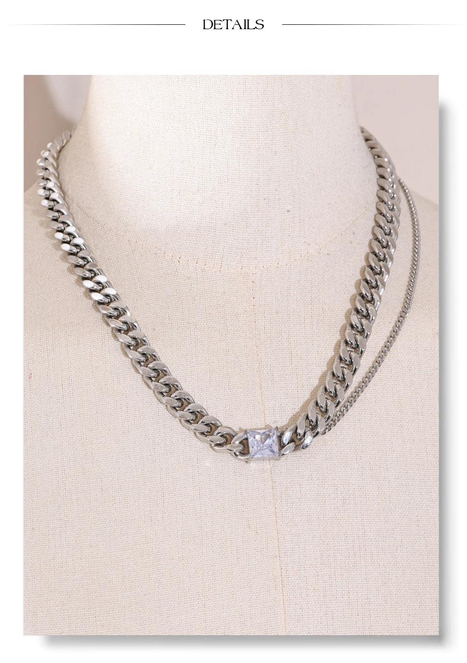 Statement Cuban Chain Necklace - ShopHub