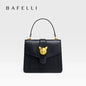 BAFELLI Cat Clasp Genuine Leather Doctor Bag