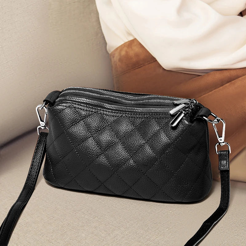 FOXER Genuine Leather Women's Shoulder Bag