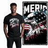 COOLMIND Unisex American Eagle Graphic Cotton T-Shirt