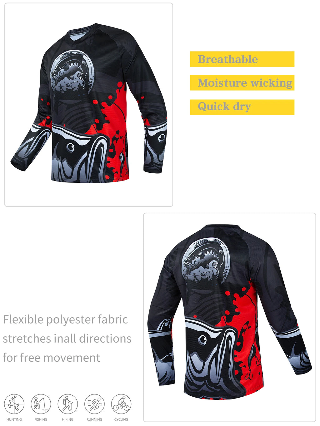 Long Sleeve Fishing Shirt ShopHub