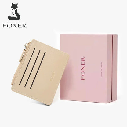 FOXER PU Leather Short Wallet