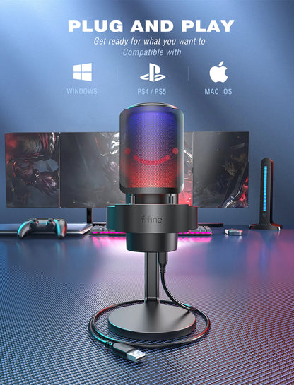 Elevate Your Sound Quality with the FIFINE USB Microphone A8 for Recording and Streaming