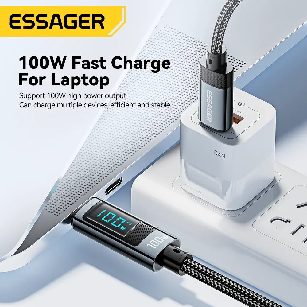 Essager 100W USB Type C Cable - ShopHub