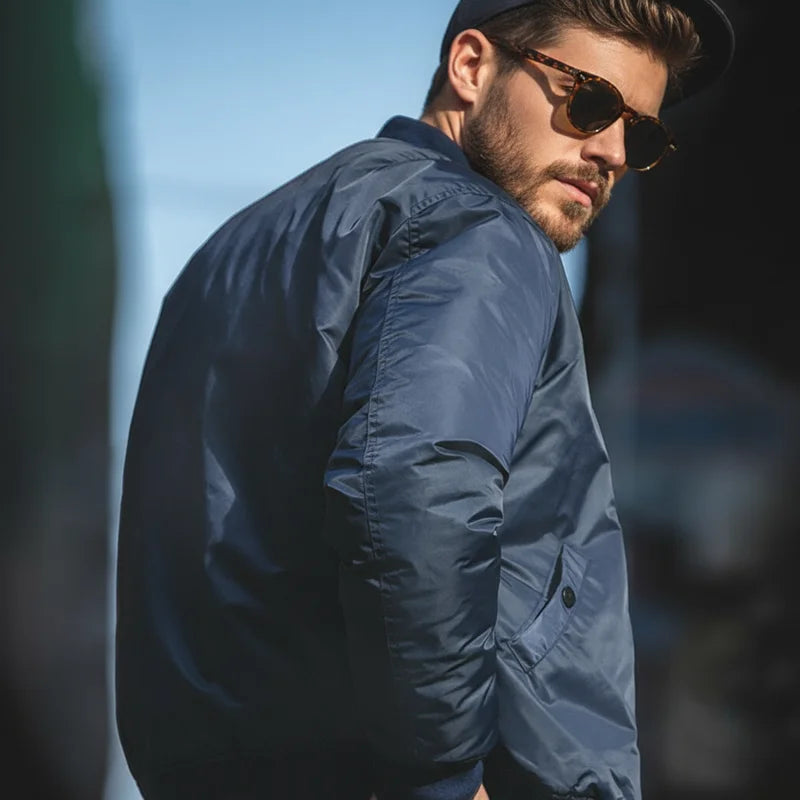 MADEN Padded Flight Jacket | Military Green or Navy